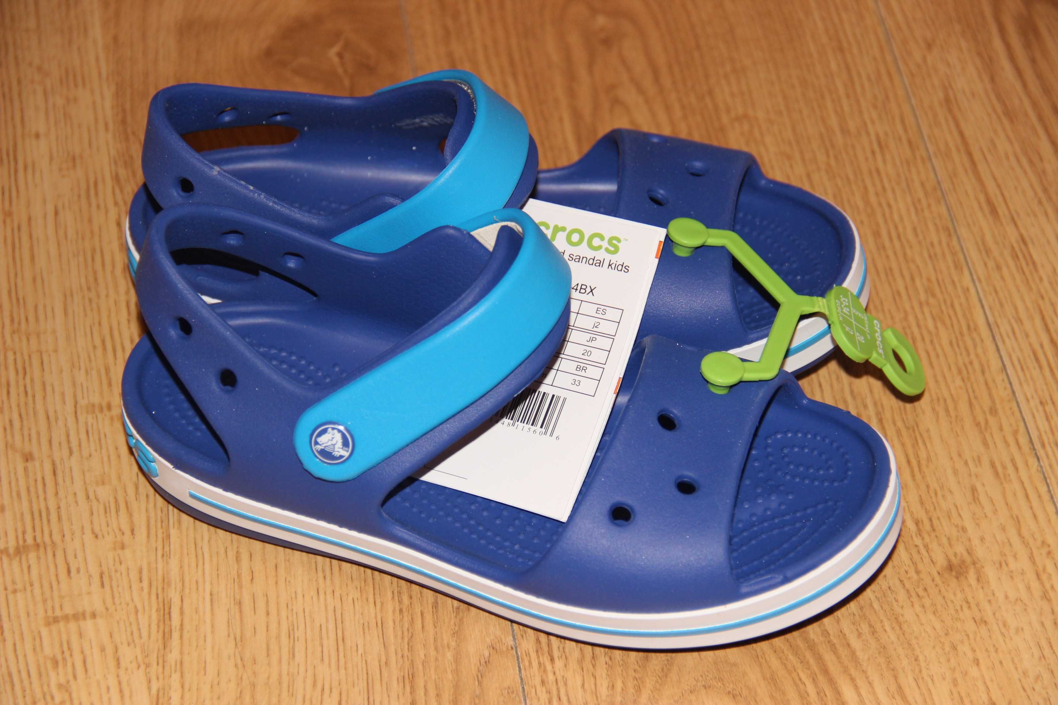 Дитячі босоніжки сандалі Crocs Crocband крокси с13,j1, j2, j3 Оригінал