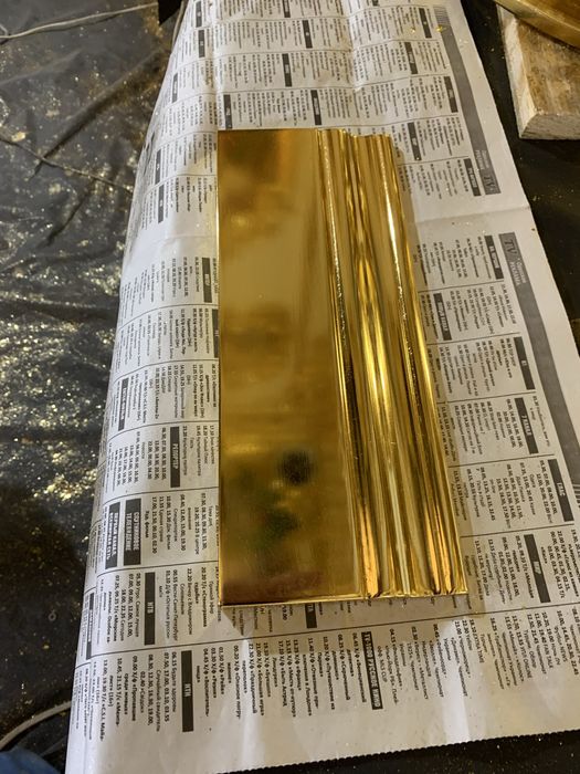 Зеркальная поталь. Цвет классический золотой, # 2,5