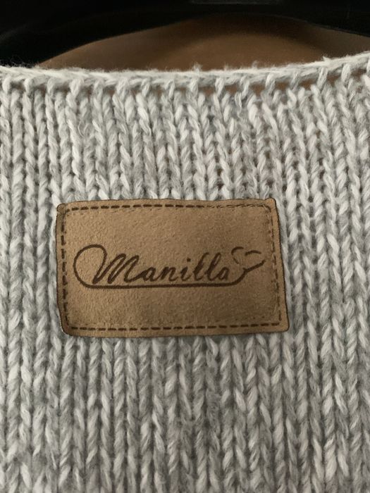 Sukienka szara włoska dzianina XL