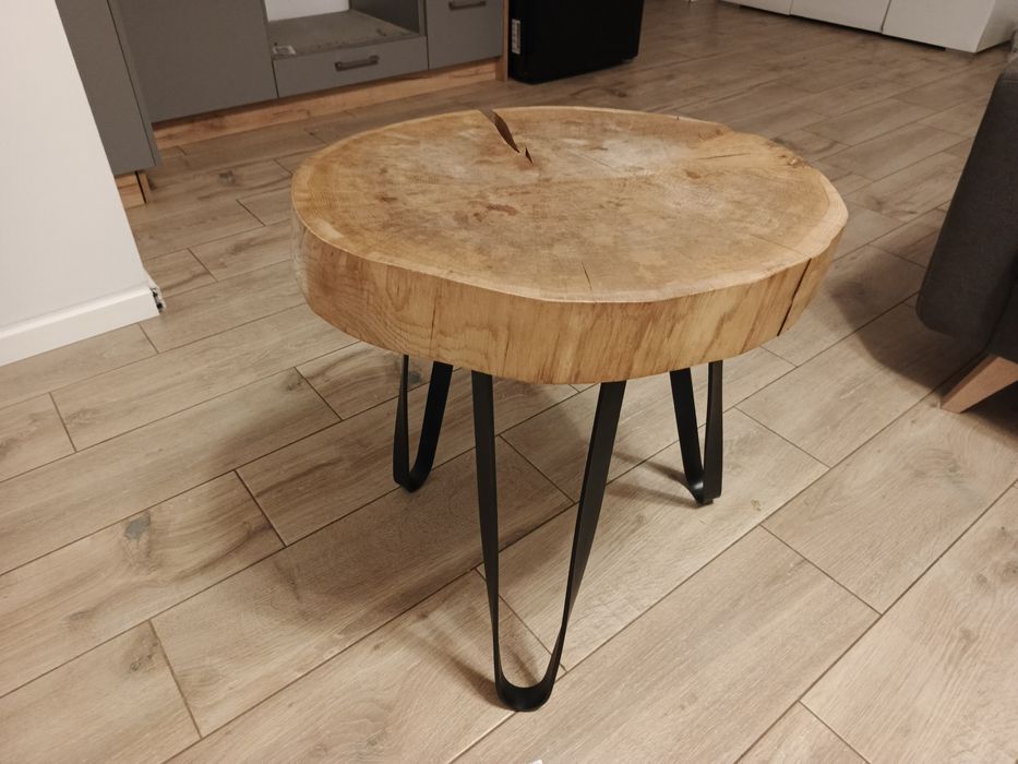 Stolik kawowy loft dąb