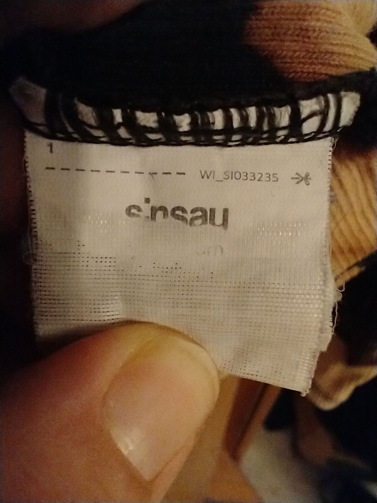 sweter golf z płomieniami