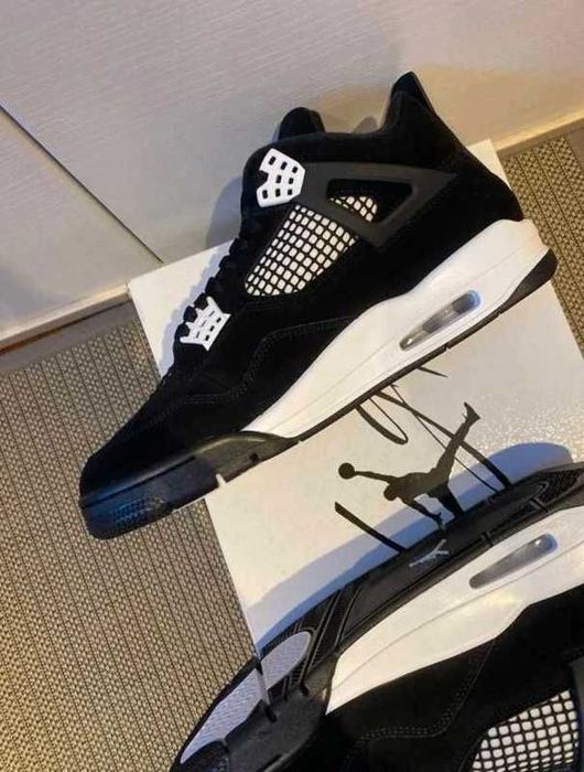 Buty dziecięceAJordan4Retro_White_Thunder R40