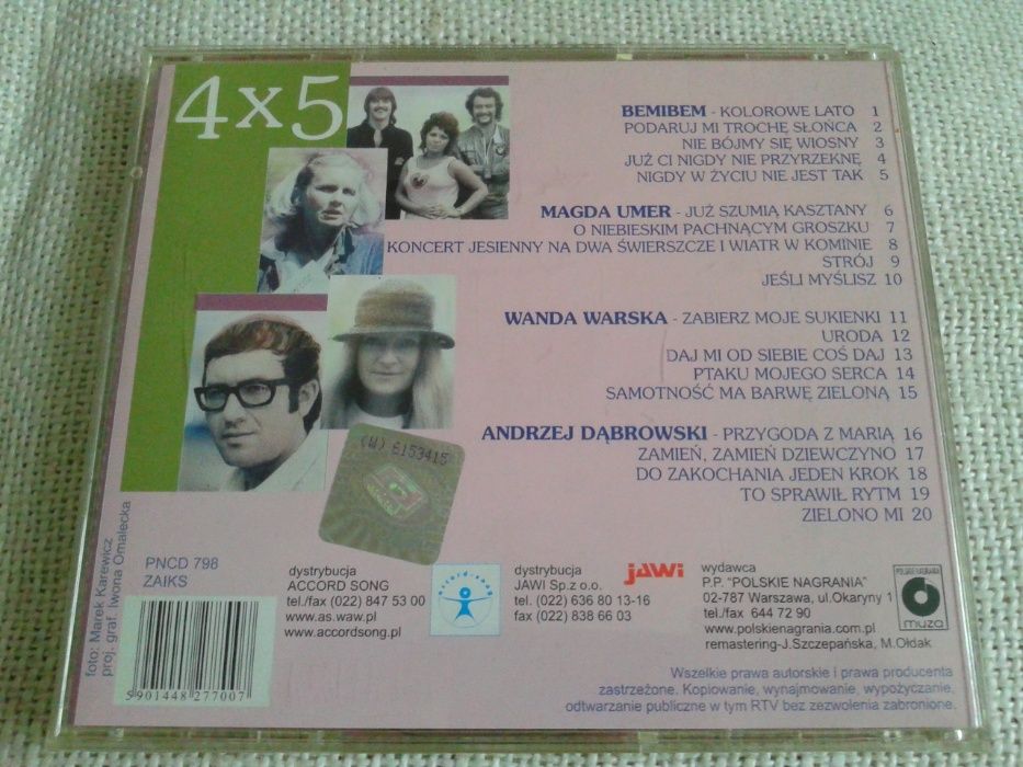 4x5 Polskie perły CD