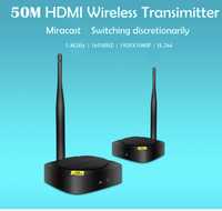 HDMI WiFi удлинитель передатчик и приемник видео аудио HDMI  50м.