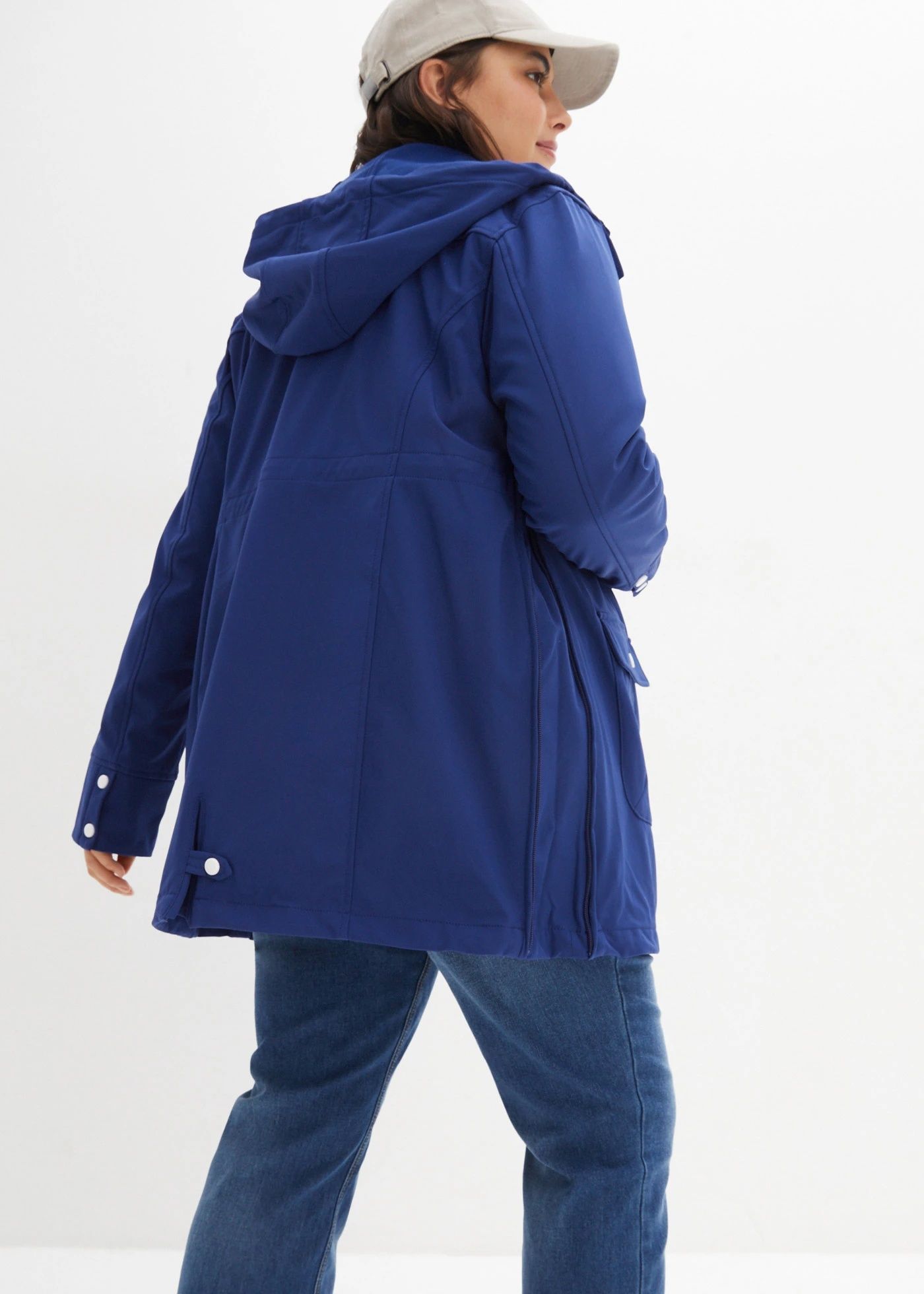 Kurtka softshell ciążowa z wstawką na nosidełko niemowlęce