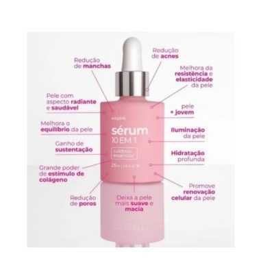 Sérum 10 em 1 - 25ml Virginia WePink Produto Brasileiro