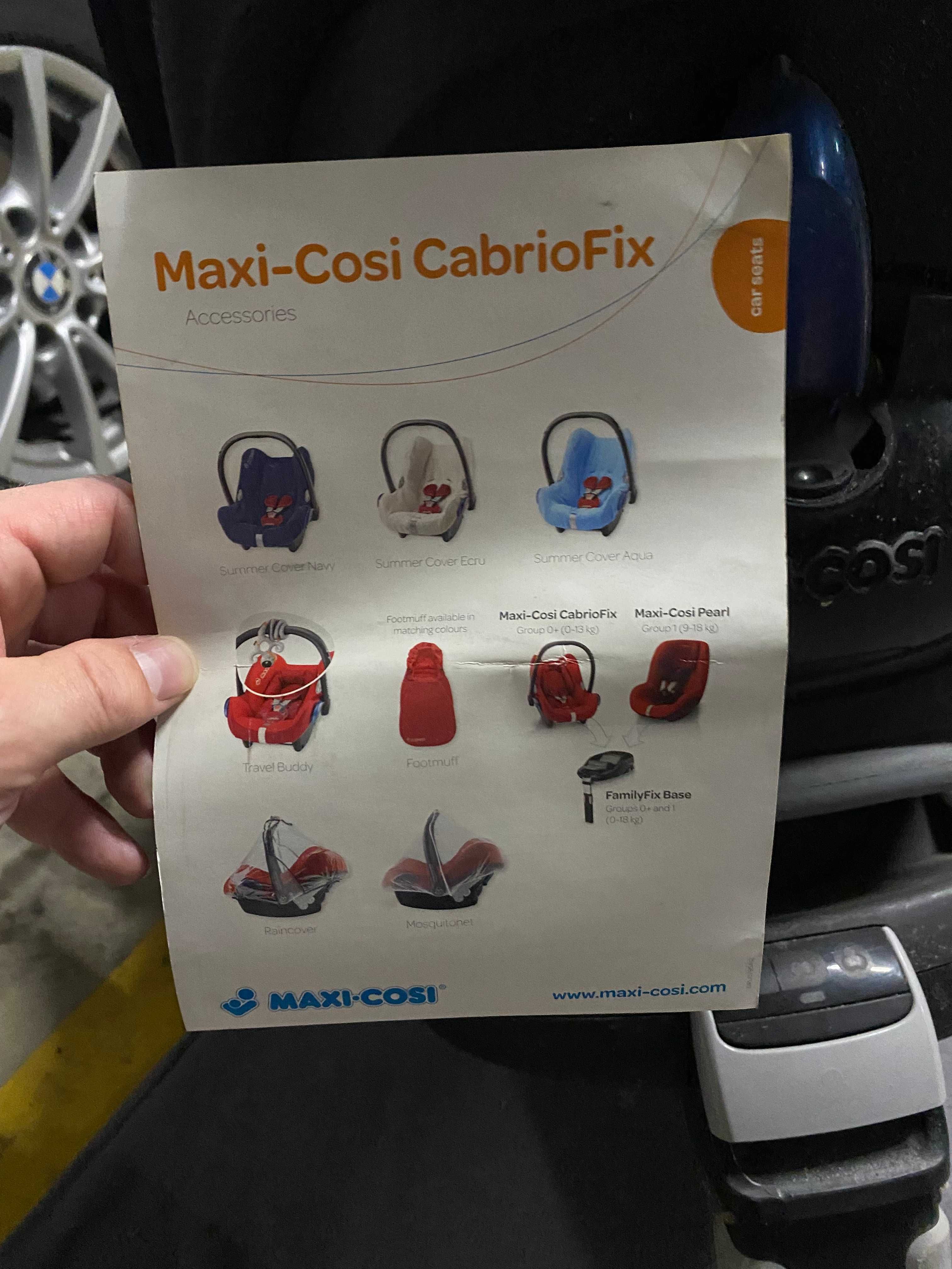 Maxi-Cosi Cabriofix + BAZA ISOFIX