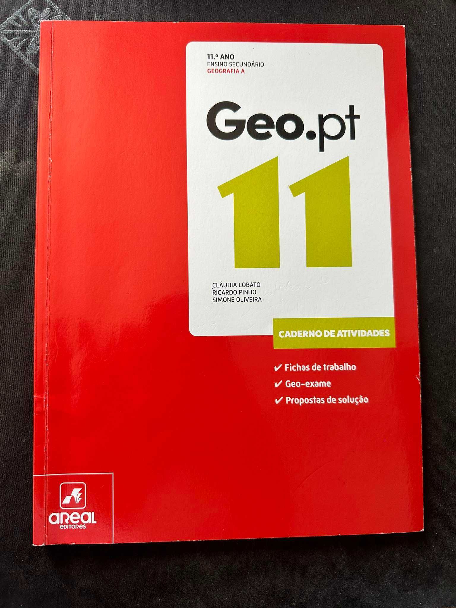 Manual do professor e caderno de atividades Geo.pt - 11ºano