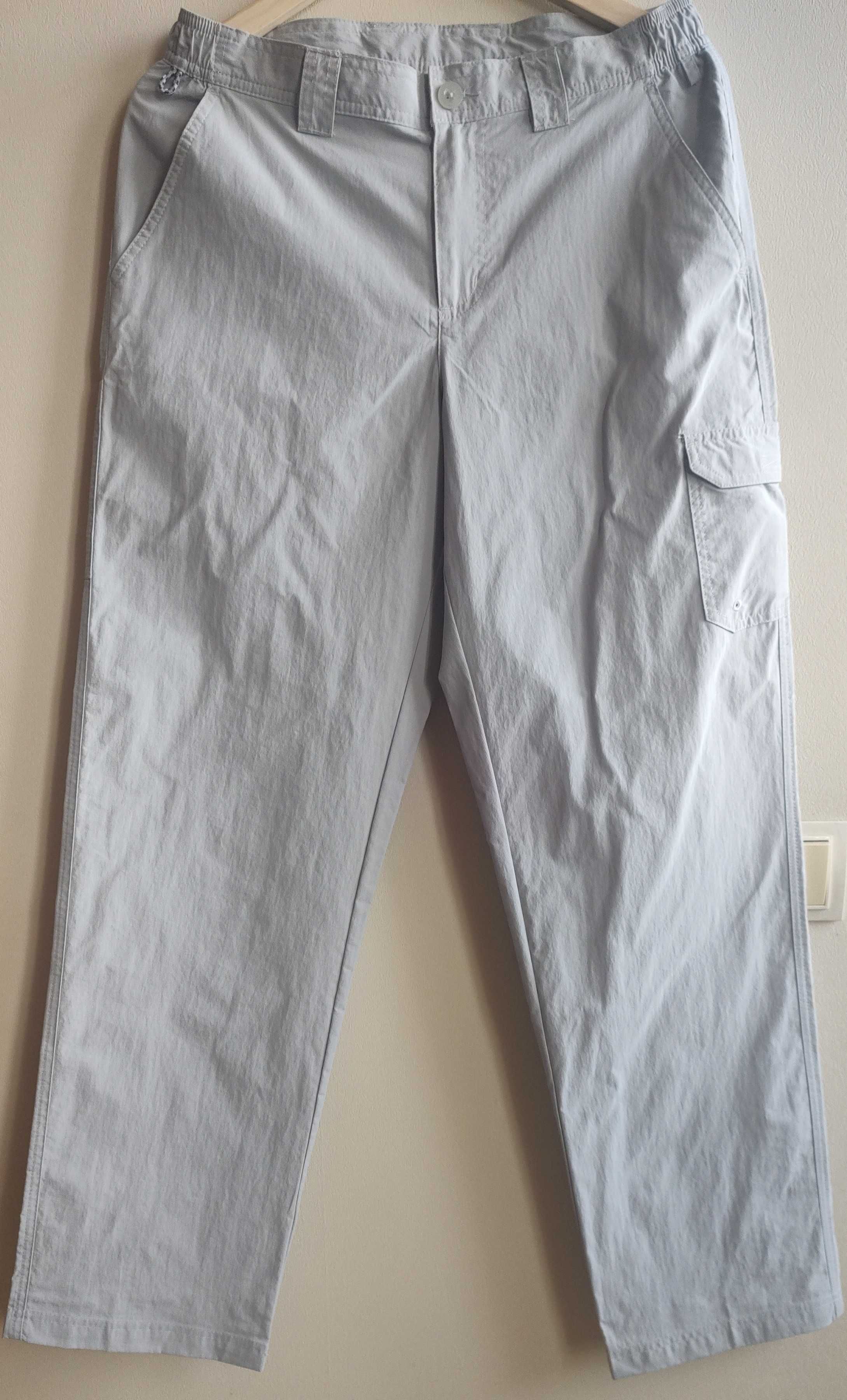 Мужские летние брюки Columbia, цвет светло-серый, размер 32