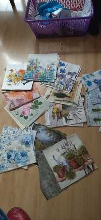 Decoupage serwetki  ponad 250 serwetek.