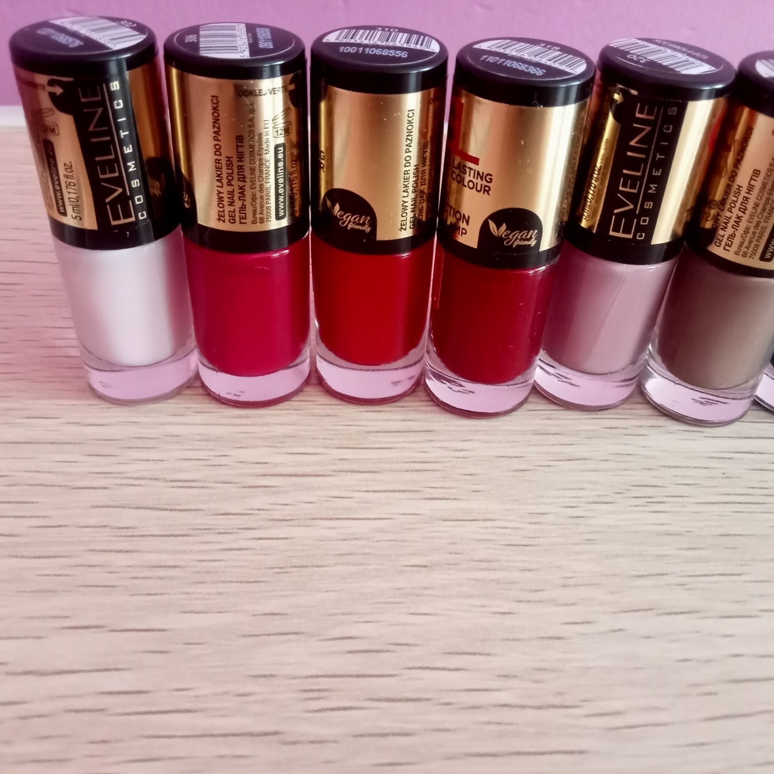 Eveline Cosmetics Gel Laque Żelowy lakier do paznokci różne kolory