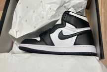 Buty Jordan czarno biale meskie nowe sneakersy jordan za kostkę obuwie