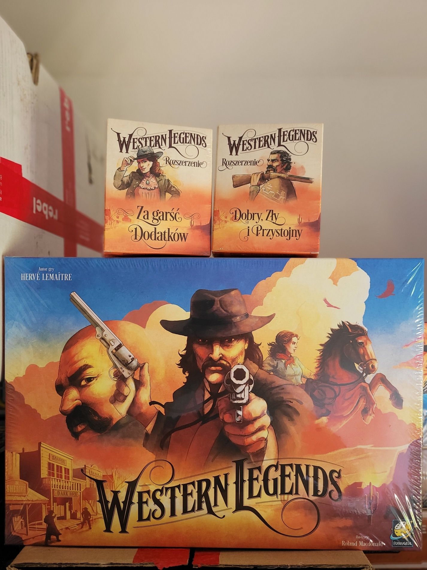 Western Legends z dodatkami, nowe w folii, krk