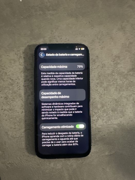 iPhone 12 128GB Meia-Noite – Funcional, com marcas de uso