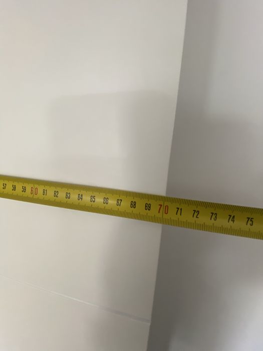 Porta de correr maciça lacada branca