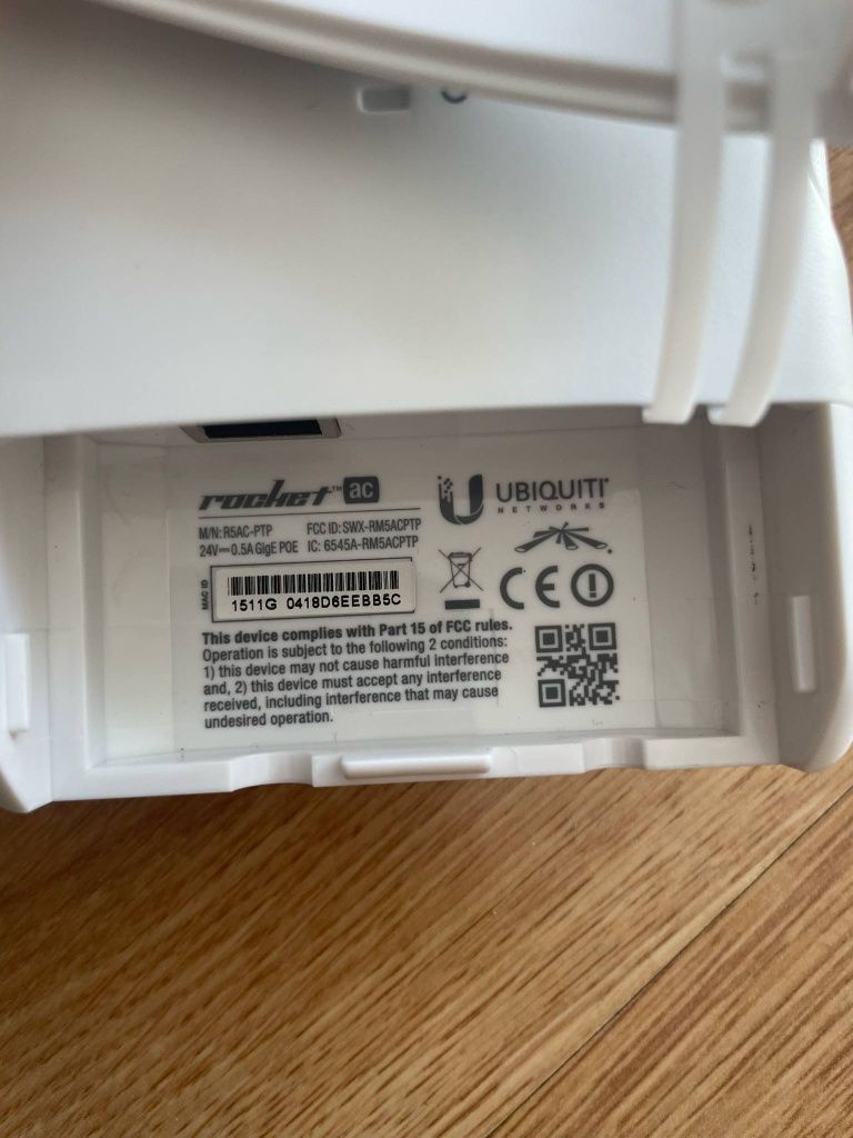 AccesPoint UBNT Nieużywany Access Point Ubiquiti Rocket AC PTP PTP
Nie