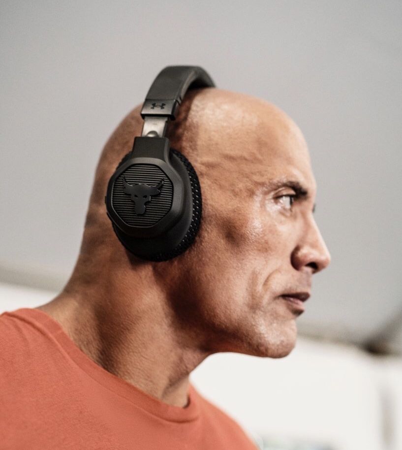 Наушники JBL Under Armour Project Rock Sport чорные