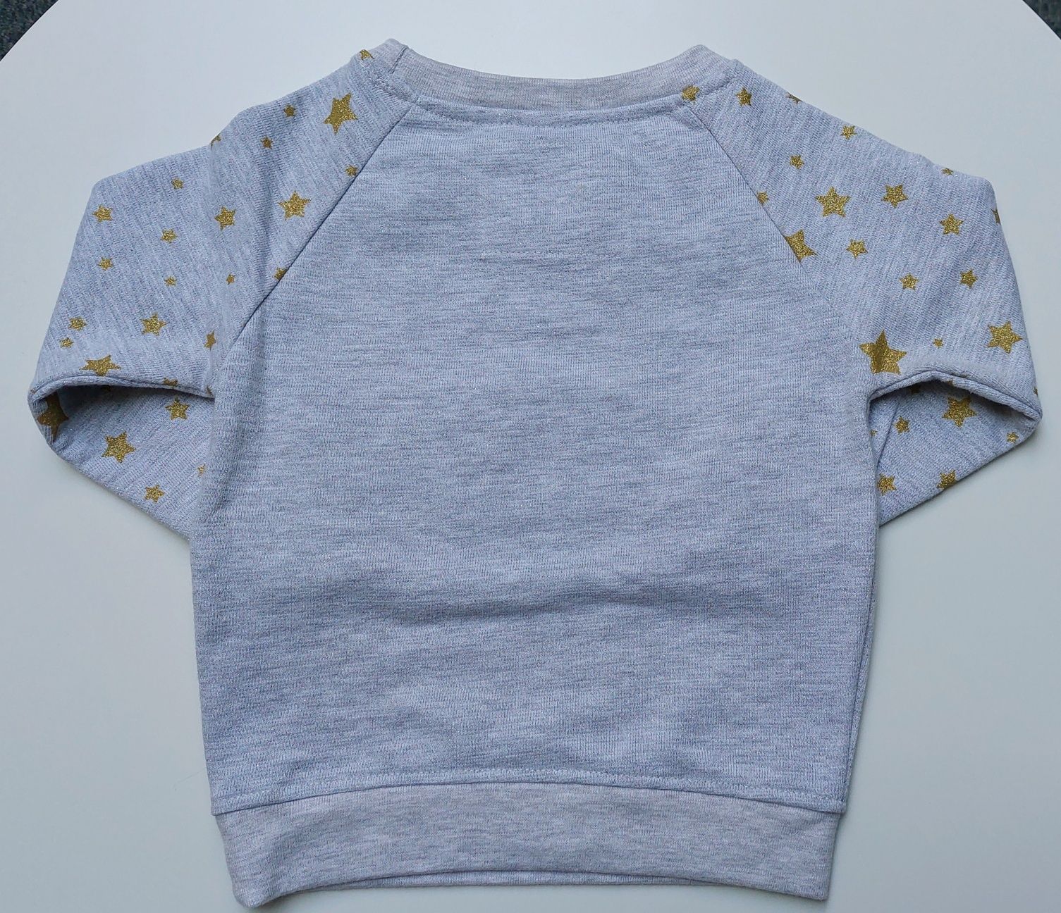 PRIMARK nowa bluza dresowa niemowlęca szara aplikacja 86