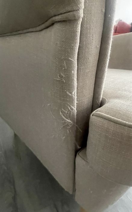 Poltrona+Repousa pé Strandmon Ikea - bege