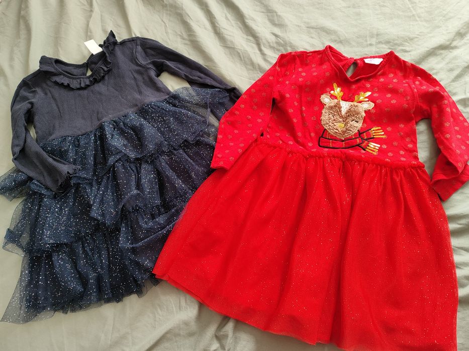 Zestaw ubranek na jesień 98 i 104, strój biedronki i kurtka