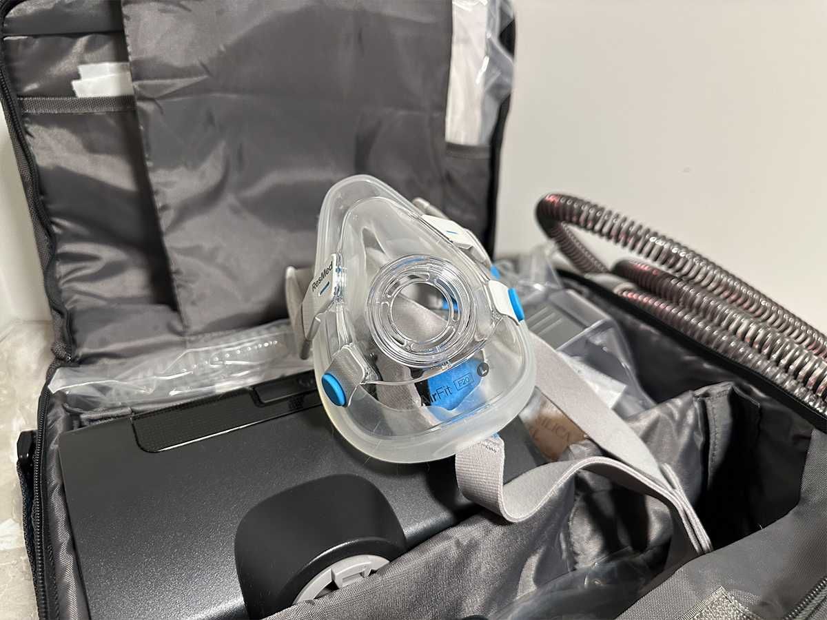 NOWY aparat CPAP ResMed AirSense 10 Autosense Elite + wężyk + maska L