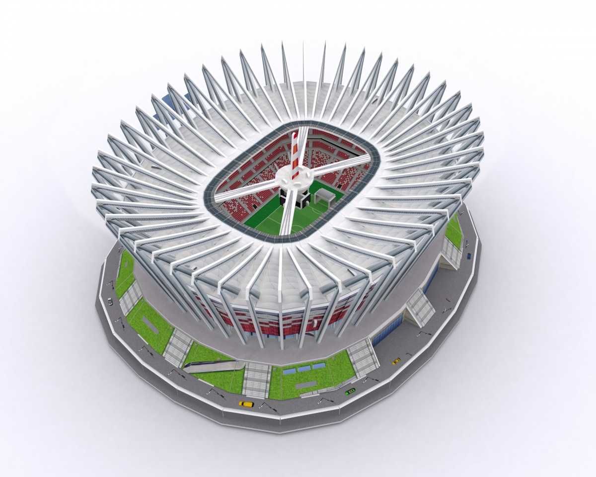 CUBIC FUN PUZZLE 3D przestrzenne Stadion PGE Narodowy 105 elementy