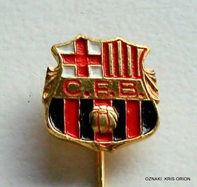 FC Barcelona - Odznaka Klubowa - Oryginał - 1967 r