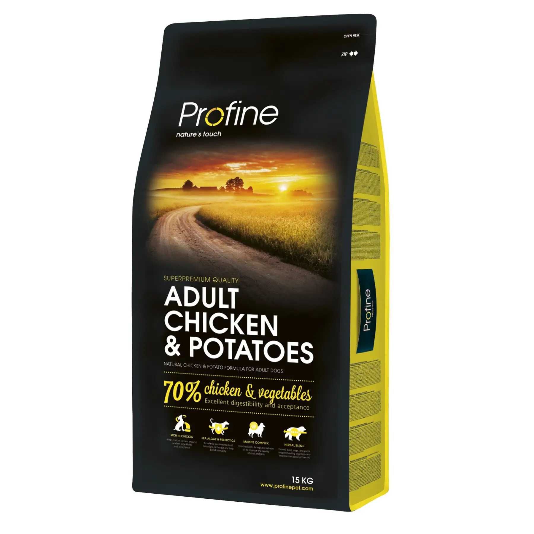 Корм для собак Profine Adult Chicken & Potatoes, 15 кг