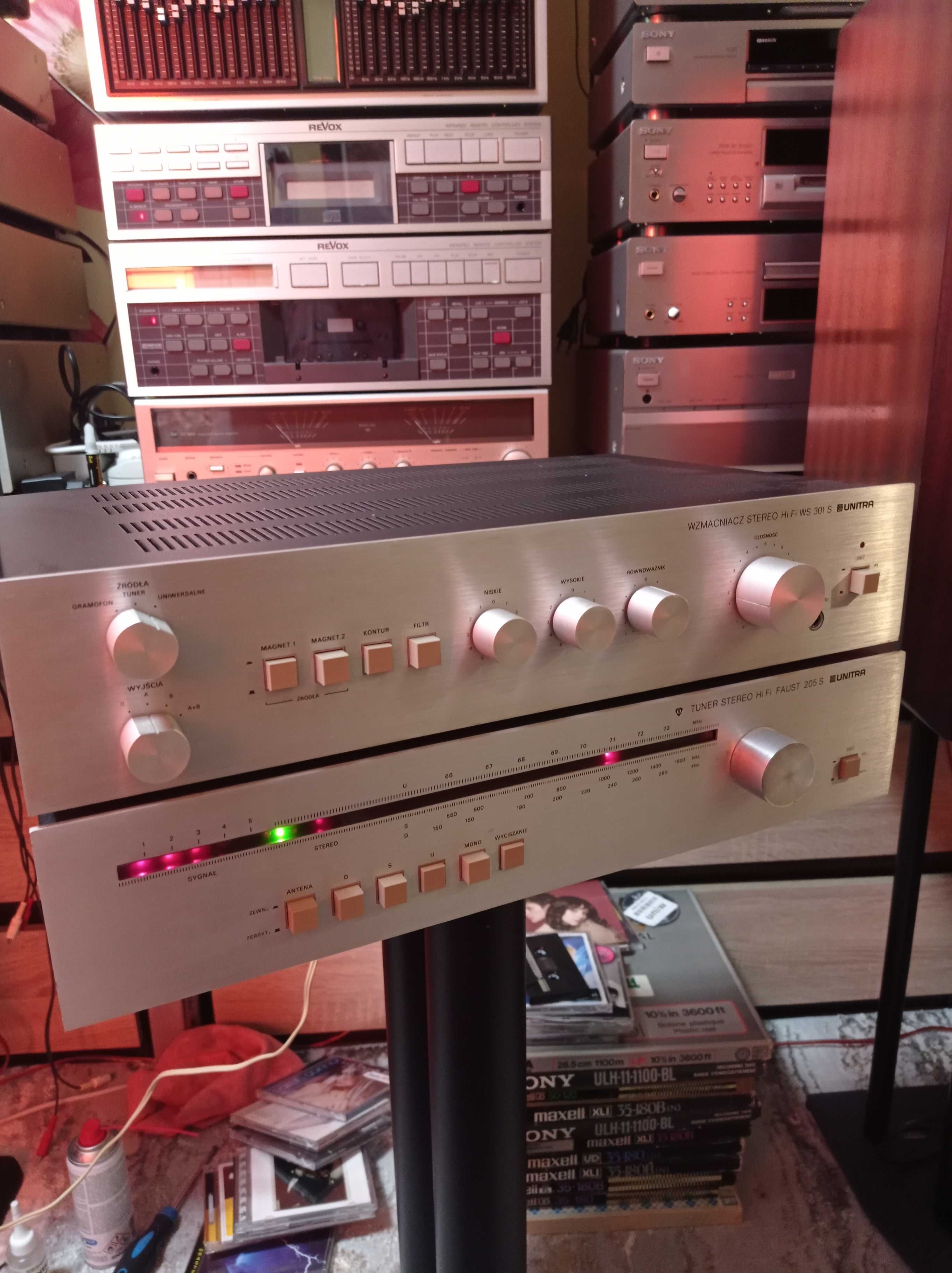 Unitra wzmacniacz ws 301 plus Faust tuner
