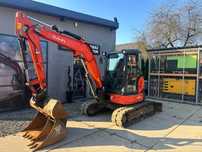 Minikoparka Kubota U48-4 z 2019r. waga 4775kg szybkozłącze sprowadzona
