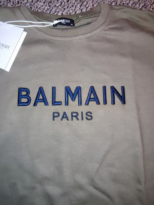 Balmain bluza męska rozmiar XL Nowa kolor khaki