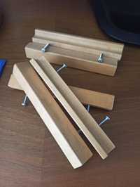 Uchwyty rączki meblowe drewniane Ikea 96mm 5szt