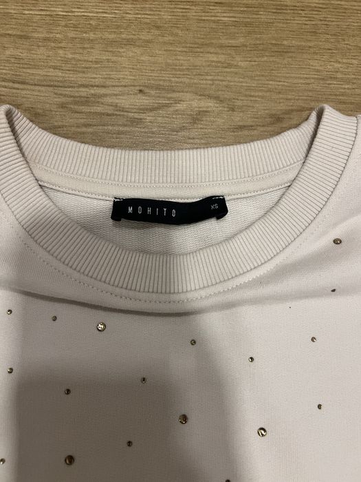 Bluza beżowa/kremowa Mohito r. 34 XS