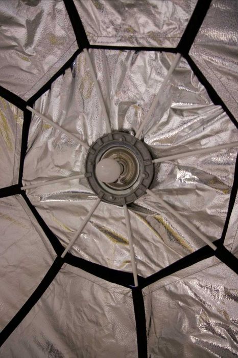 Softbox oktagonalny 120 cm średnicy - mocowanie Elfo