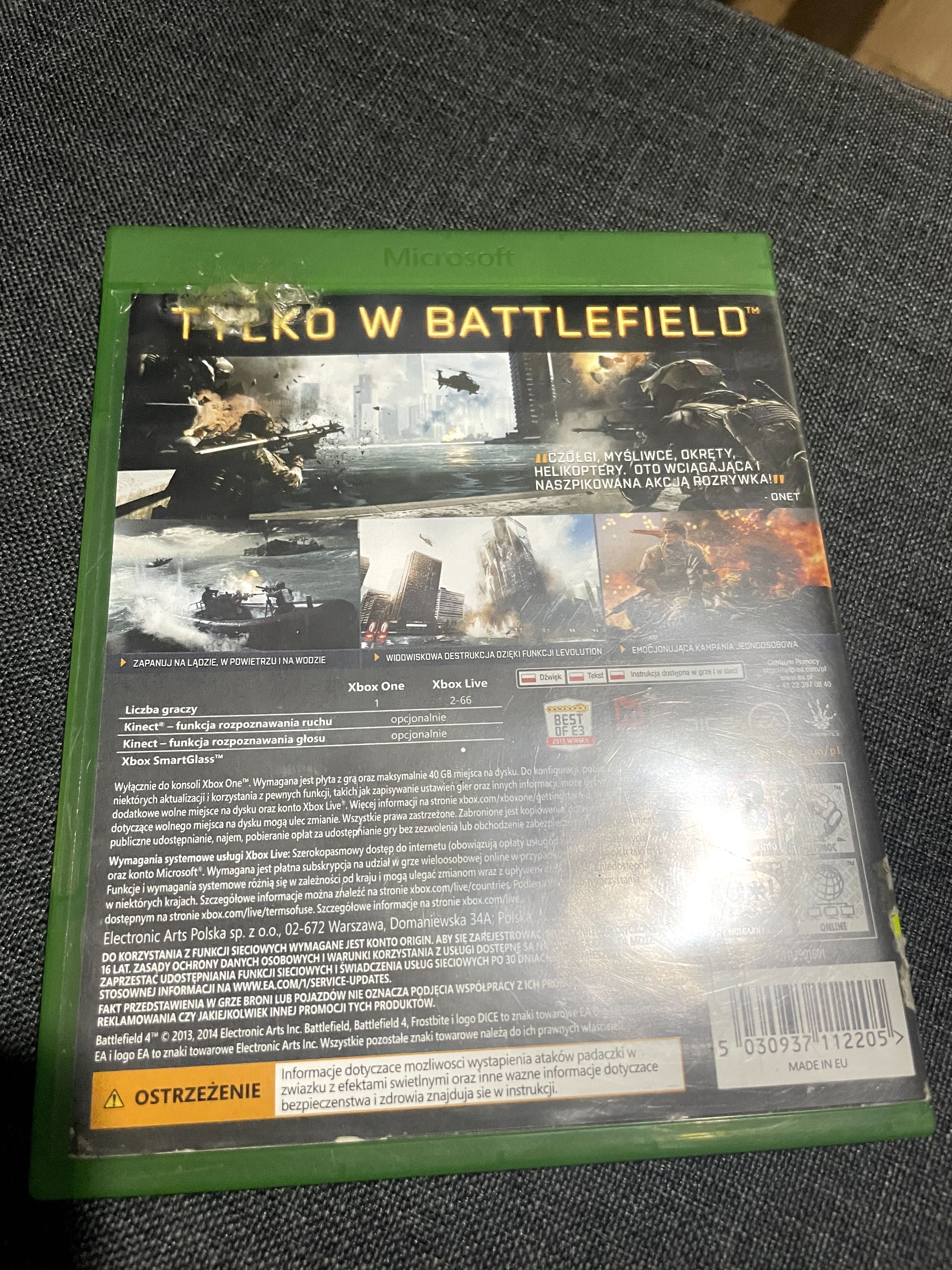 XBOX gra Battlefield 4