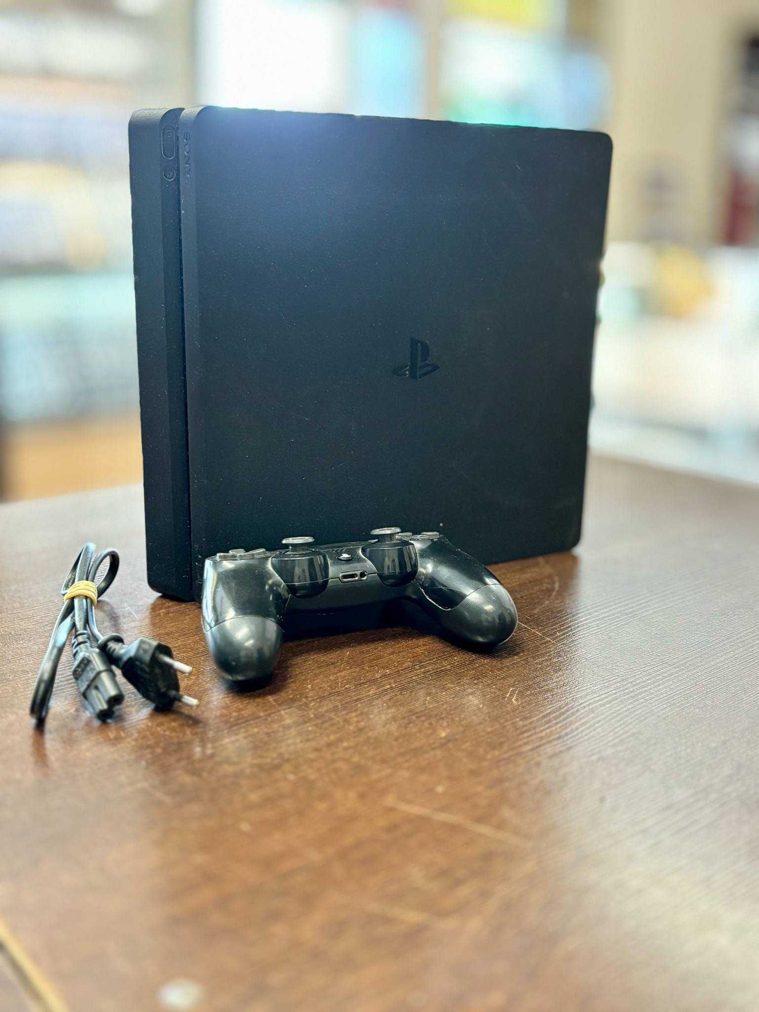 Konsola Sony PlayStation 4 slim 500 GB czarna + pad