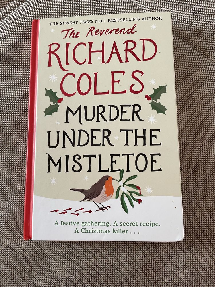 Książka w jęz.ang.,Murder under the mistletoe. Stan bdb.