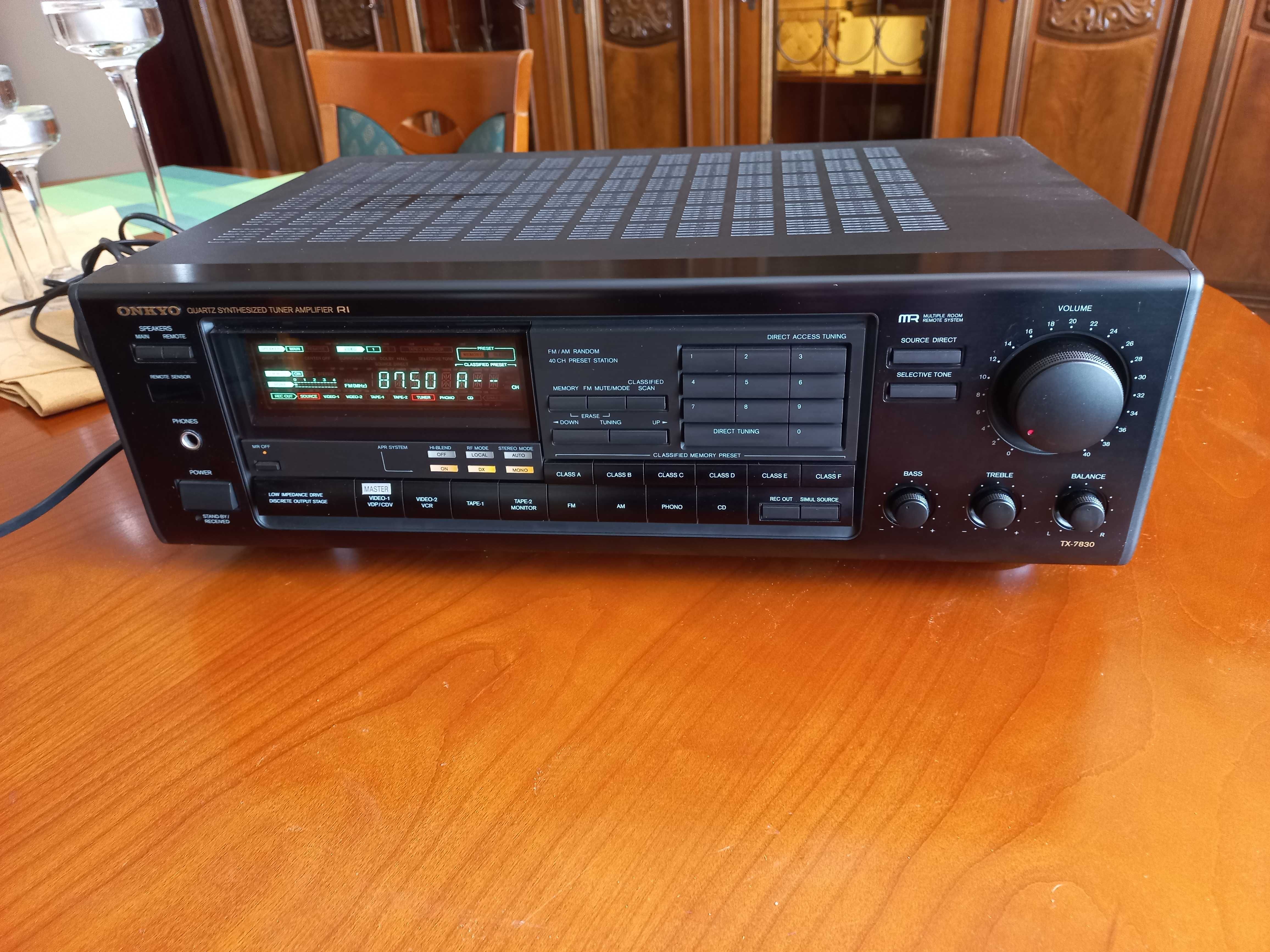 amplituner onkyo TX-7830 rewelacyjny wzmacniacz stereo