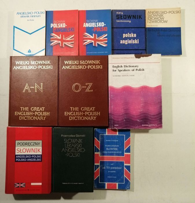 19x słownik angielski angielsko-polski polsko-ang