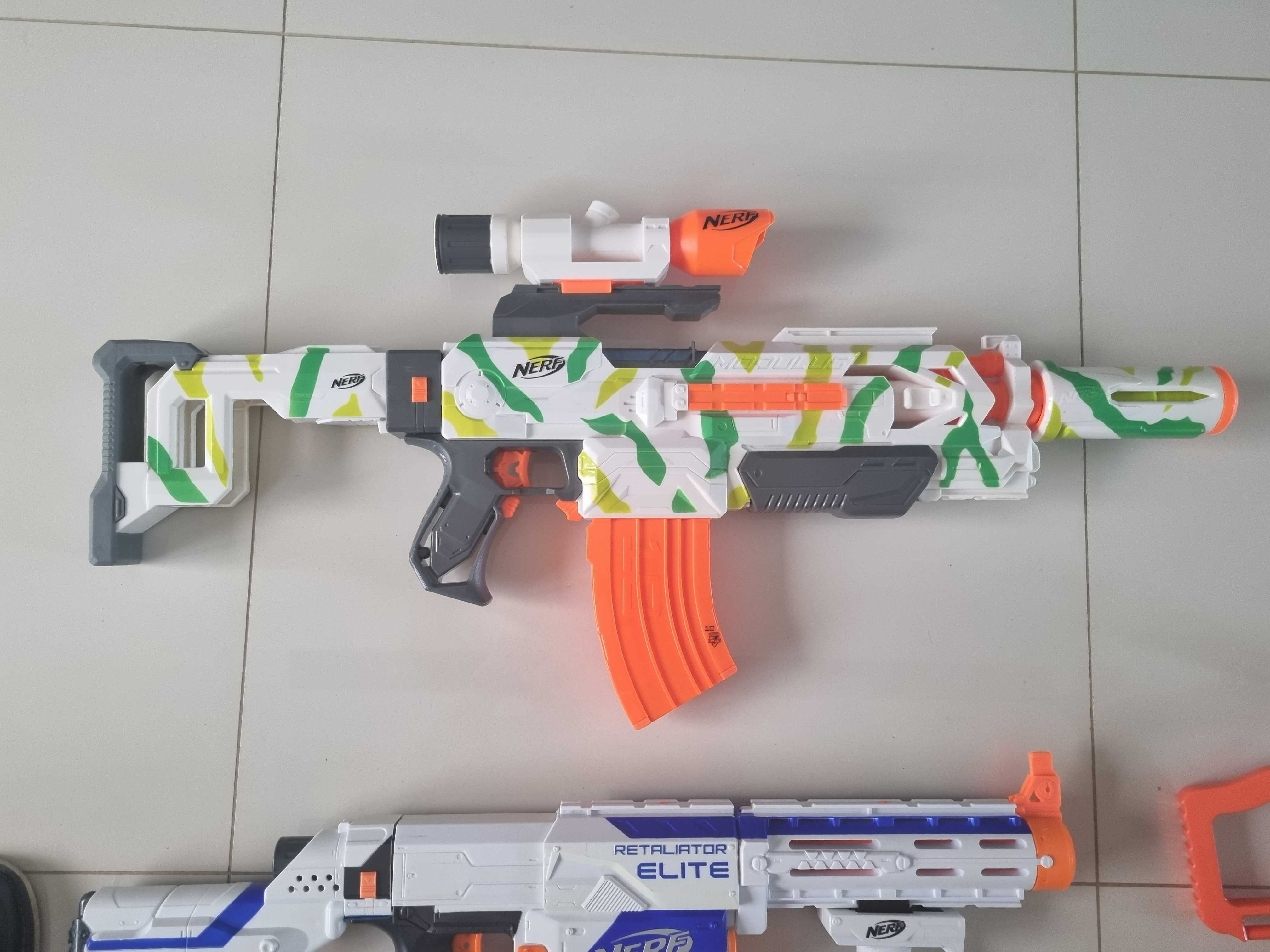 pistolety nerf zestaw