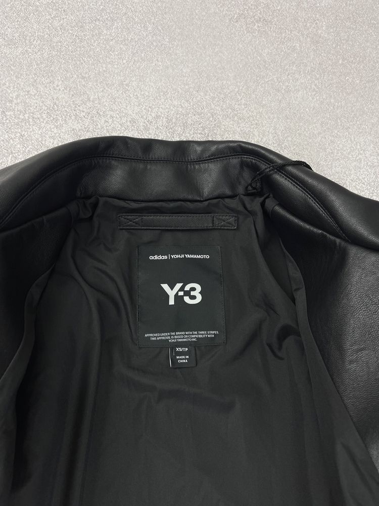 Adidas y-3 pleather bomber jacket куртка унісекс оригінал