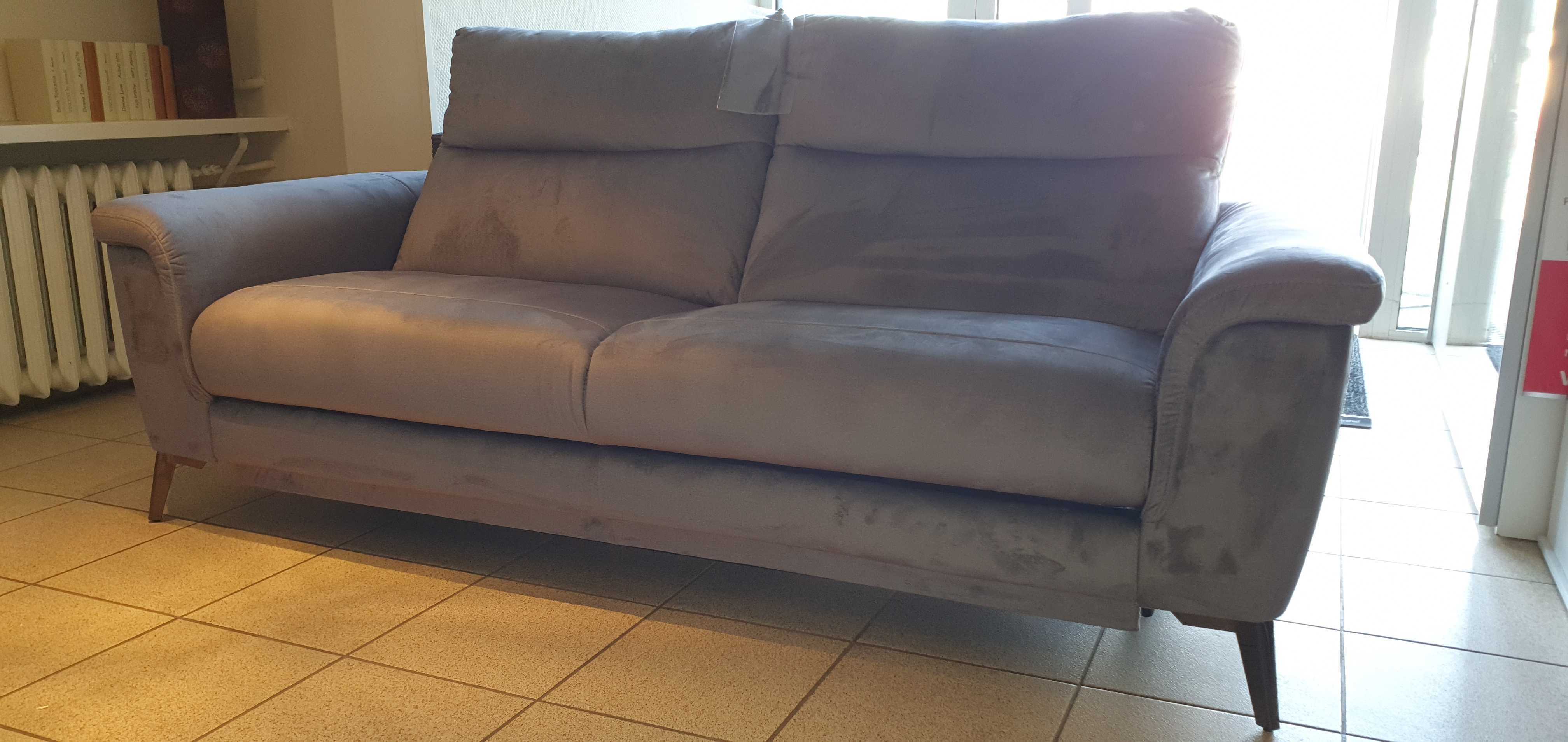 Komfortowa sofa VERBENA -30%  Vero spanie na materacu bordowa