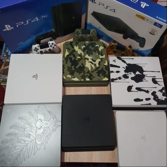 Різні консолі ps4 с іграми от 20 шт, приставка playstation 4