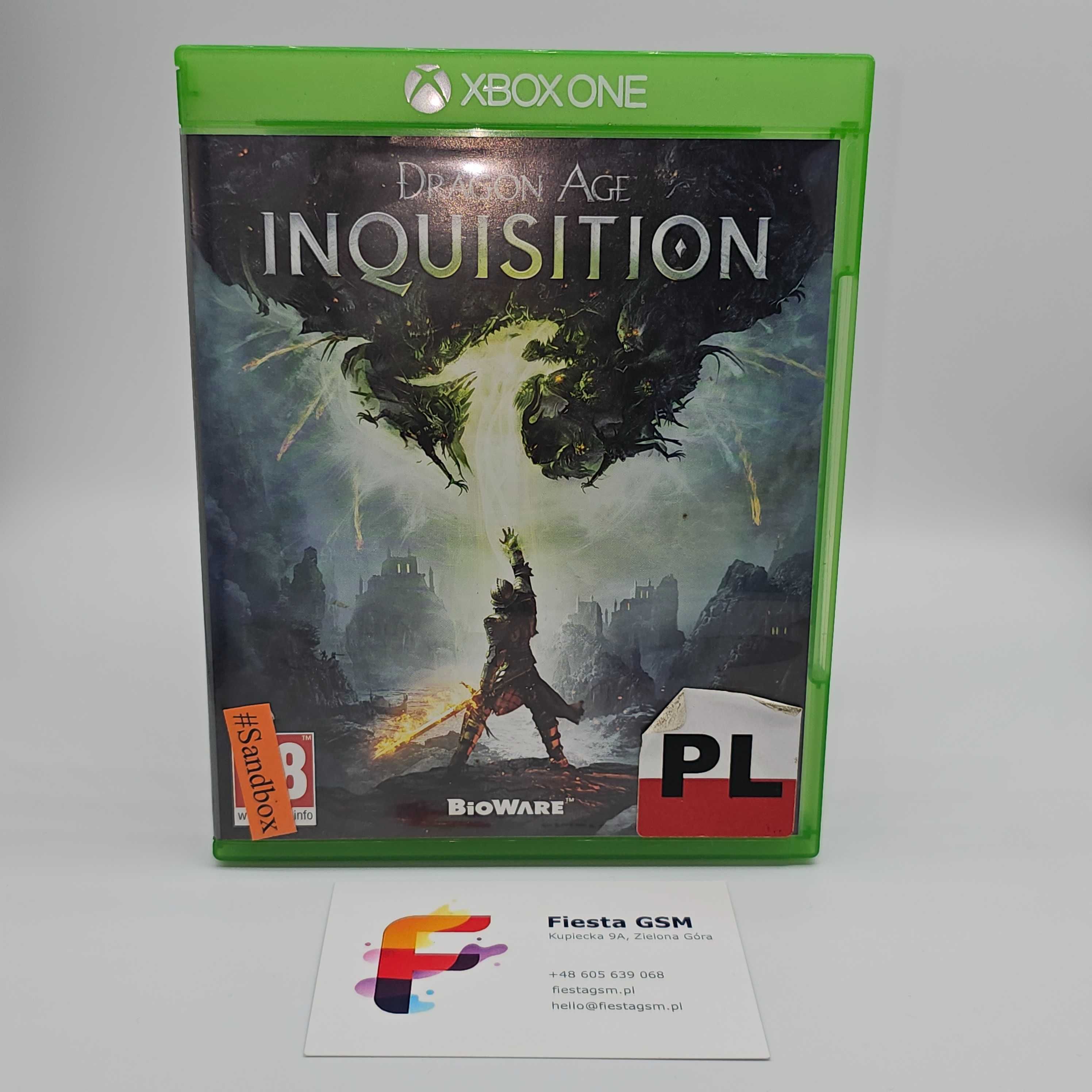 Dragon Age Inkwizycja, gra na Xbox ONE/ONE S/ONE X, wersja PL.