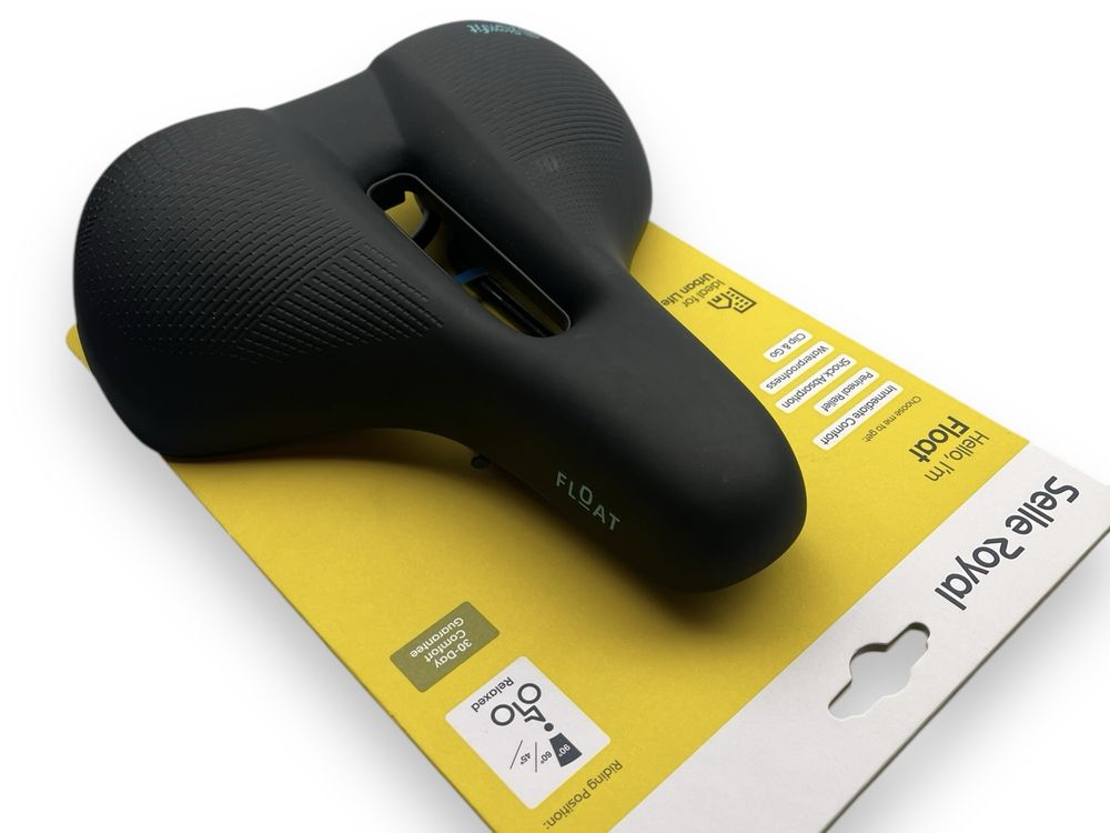 Siodełko rowerowe SELLE ROYAL Float szerokie, z otworem FV / 029-212