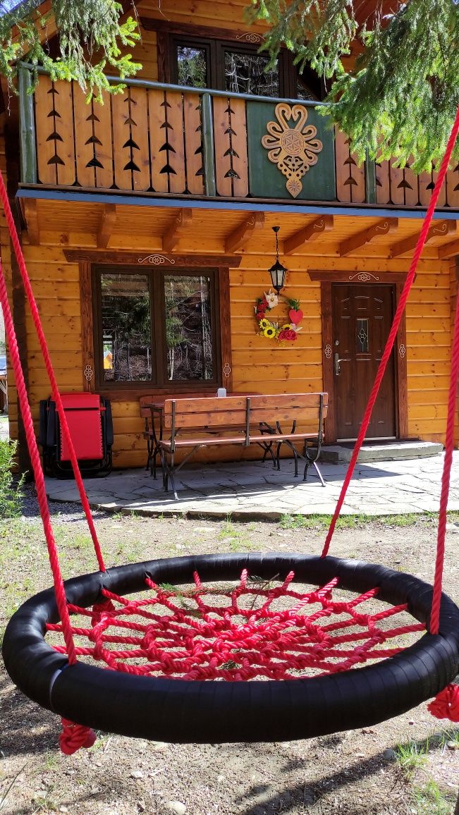 Domki Nad samą rzeką Sauna jacuzzi 8os. noclegi Brenna,Ustroń Beskidy
