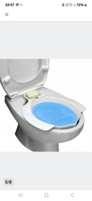 Bidet przenośny-nakładka na sedes