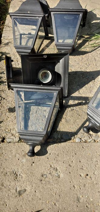Lampy ogrodowe używane  zestaw kinkiet