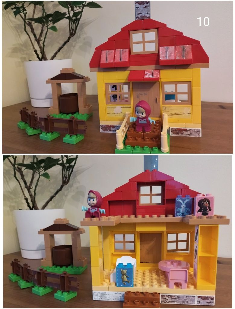 LEGO DUPLO 6,6 kg - kompletne zestawy plus duża płyta konstrukcyjna