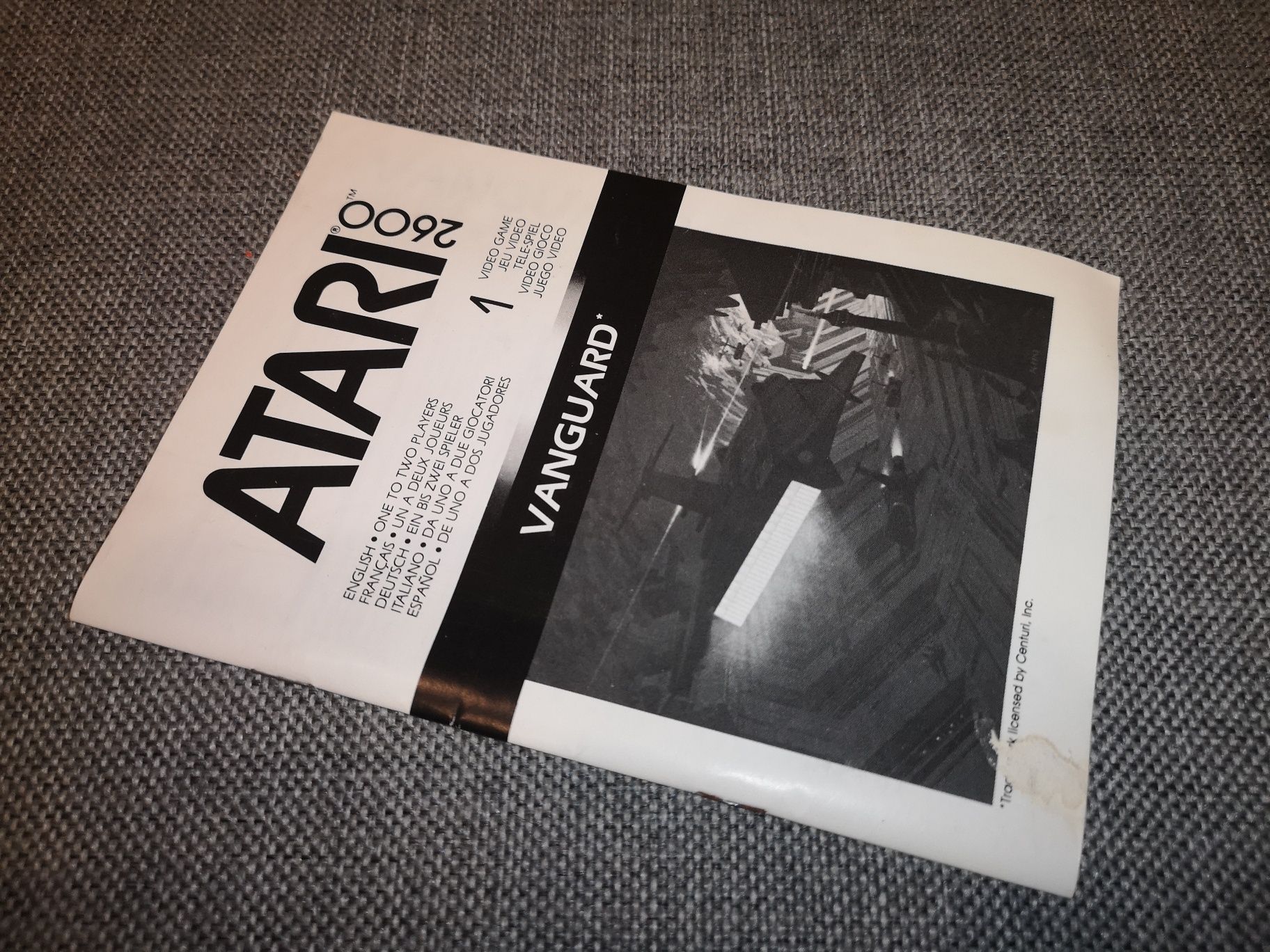 Vanguard ATARI 2600 gra + pudełko, instrukcja (rzadkość na rynku l